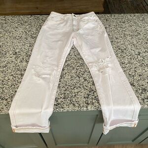 We Wore What White Ripped Jeans